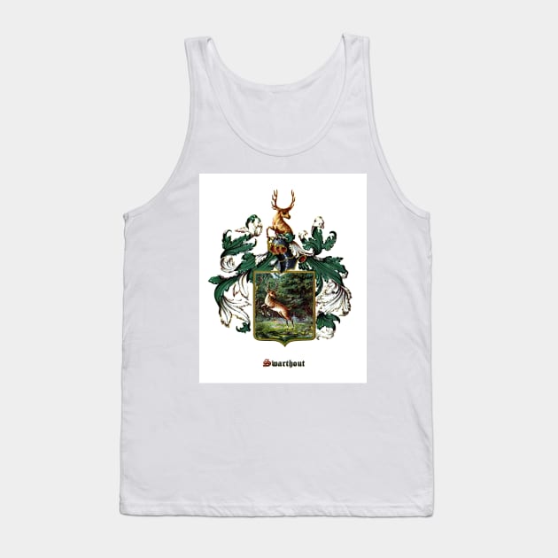 Swarthout Family Coat of Arms and Crest Tank Top by Swartwout